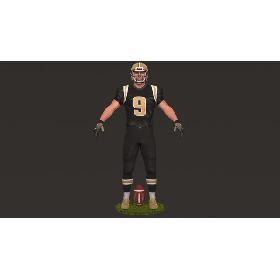 American Football Player 2020 V2 3D model